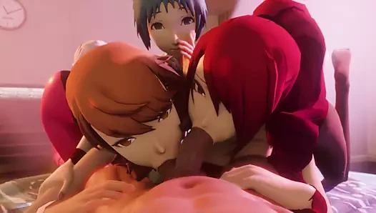 Persona 3 fffm dörtlü (sesli animasyon)