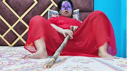 Playing with sugarcane in my pussy