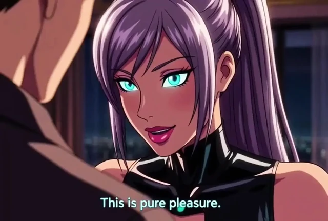 Ölümcül Cy robot suikastçı Nova lüks penthouse ateşli 3 boyutlu anime tutkusunda hedef victor'unu baştan çıkarıyor ve öğütüyor