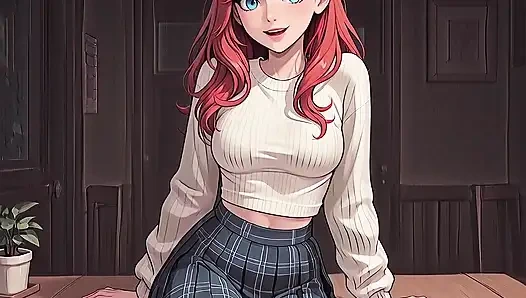 Ateşli evli kadının kadın kılıklısı