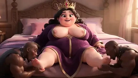 Ssbbw tanrıça ayak ibadeti - ırklararası köleler büyük ayaklarını yalıyor