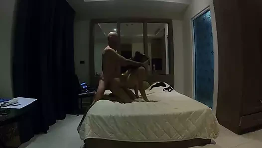 Güzel seks ile bir Rus kaltak