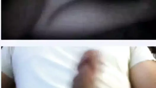 Kalın kız Başlarken becerdin üzerinde web kamerası