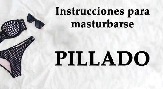 İspanyolca joi. pilado cogiendo las braguitas de tu...
