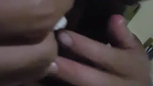Dondurma ile yarak emiyor