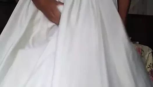 Quinceanera saten elbise