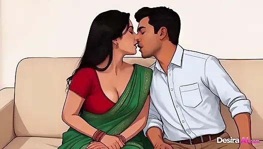 Indian Girl Trades Pussy for Family's Future and Gets Creamed  -AI Generated