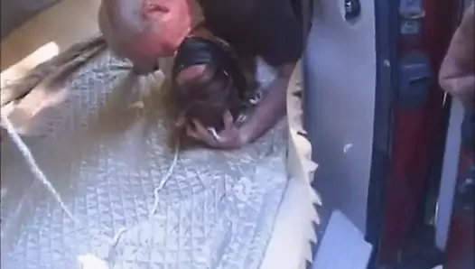 Alt lorie bir parkta bir sürtük