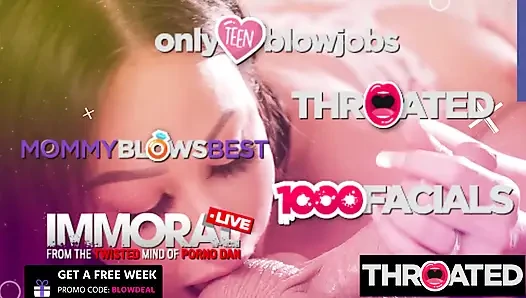Throated - seks seven orta yaşlı seksi kadın charlie forde kremsi yüze boşalmadan önce yarağa tapıyor