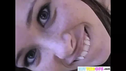 Brookeskye amını sert parmaklıyor - yakın çekim