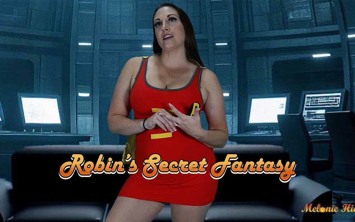 Robin'in batkave orta yaşlı seksi kadın versiyonunda gizli fantezi süper kahraman mastürbasyonu