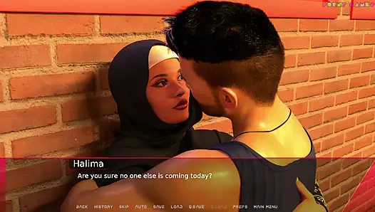 Sharmota'nın zevk dünyası - Müslüman genç bayan habibi ile anal seks yapıyor 1