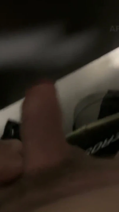 Voyeuring a Stranger in the Bar Toilet Ended with his Big Cock deep in my Throat | Clip 1