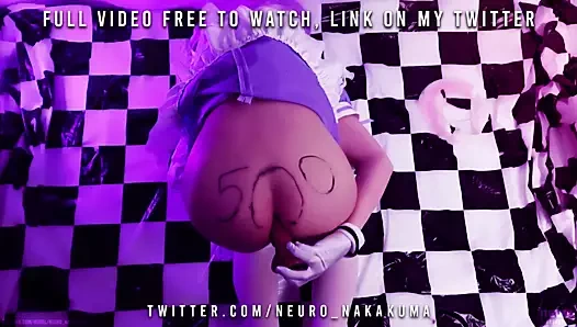 Hizmetçi 500 twitter takipçisi için bir teşekkür olarak kıçını sikikleri