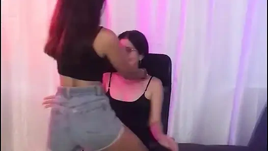 After the party was over, I gave my birthday present to my friend.lick pussy.