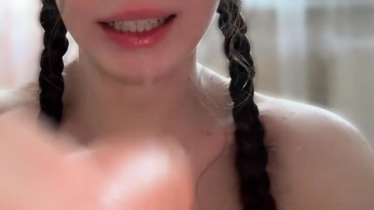 Horny Amateur Girl Rides Dildo and Squirts Hard at Home