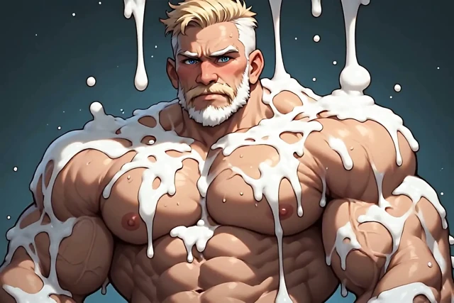 Ai Art Muscle Men Çıplak