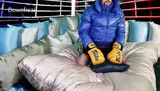 Bu bir nakavt saten boks halkası zevki