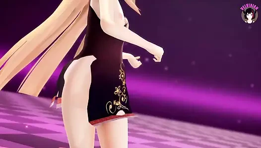 Nrk - seksi genç dans + kademeli soyunma (3d hentai)