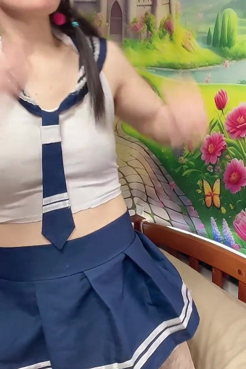 Sevimli Hana Fuck Ass Okul Kıyafeti