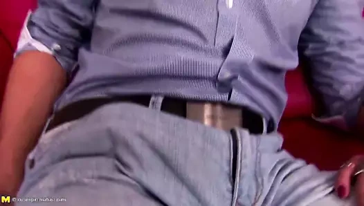 minyon anneanne sürtük fucked içinde göt ve creampied