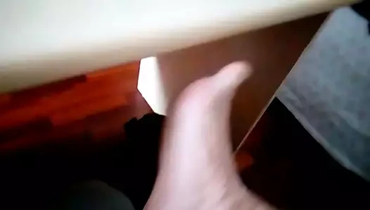 Kocalos - ayak ve mavi çorap