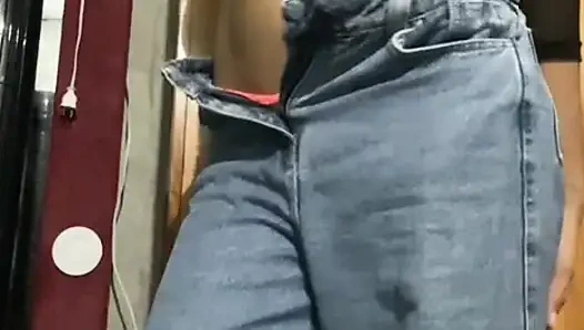 She came home, she's really turned on by my erect nipples, she's caressing me!