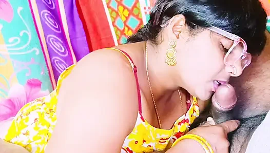 Hintli üvey kız üvey babası Telugu ile edepsizce konuşuyor.