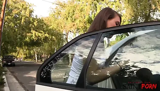 Wife and Babysitter Share Husband's Cock