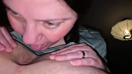 Self sucking and rimmed assist- Strained sloppy cock