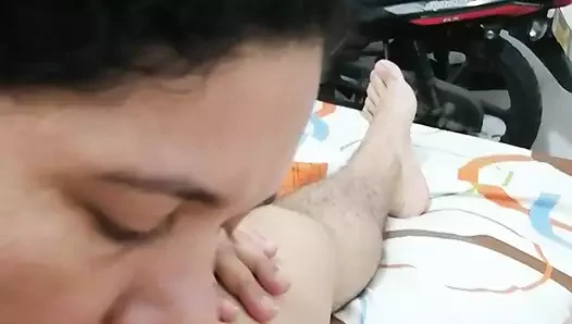 Karımın oral seks çaydanlıkını alıyorum
