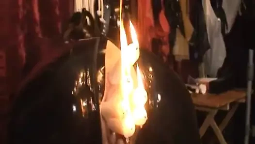 yanan mumlar vajinal ekleme dilatasyon