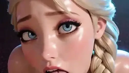 Elsa sikiliyor - animasyonlu 3 boyutlu hentai