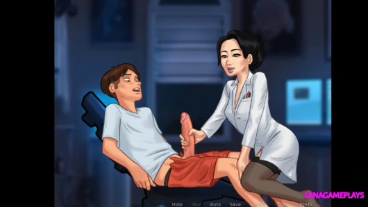 Yaz mevsimi efsanesi #104 - olgun öğretmen elle muamele çekiyor - döl istiyor