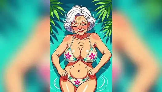 Yaşlı nine azdırma animasyonu