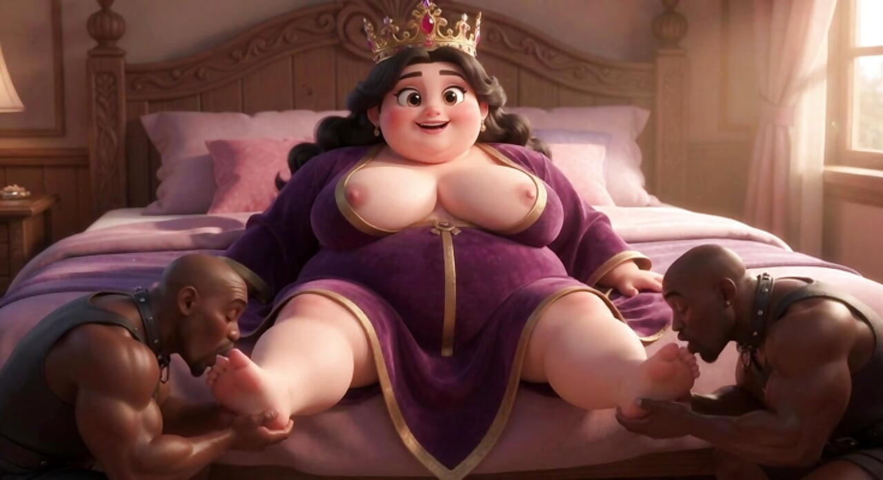 Ssbbw tanrıça ayak ibadeti - ırklararası köleler büyük ayaklarını yalıyor