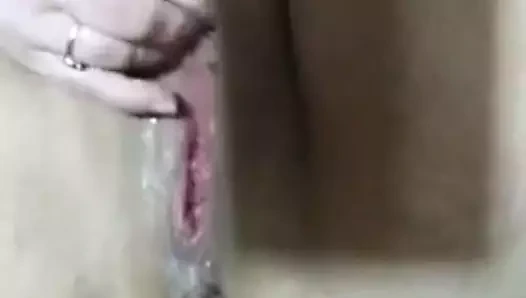 Şişman sürtük parmak ona sulu am