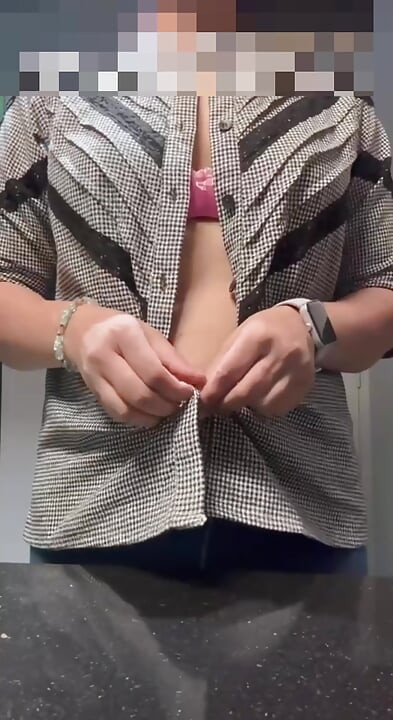 Hot Indian Mom Office Striptease