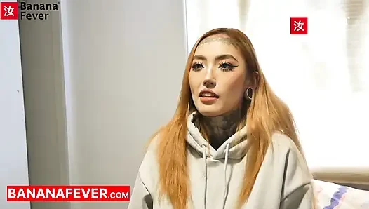 Tower Destroys Jessie Tongue Split - Tall Chinese vs Tattooed Taiwanese Slut