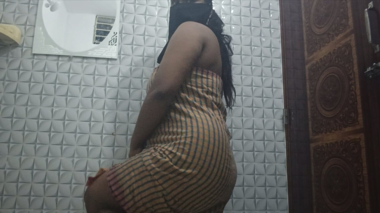 Desi girl shower bathroom