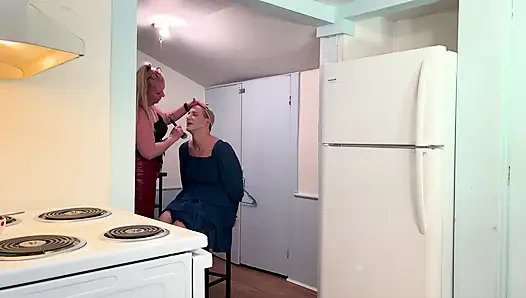 Kızlar için kadın kılıklı dönüşüm gece dışarı