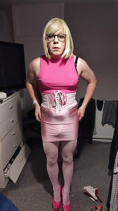 Pembe taytlı külotlu çorap