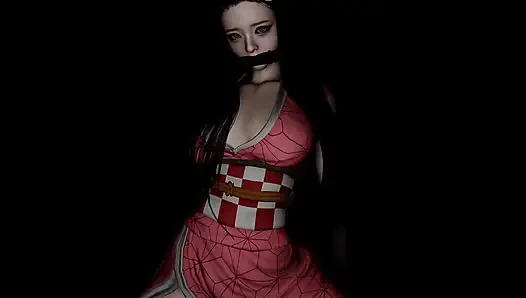 VAM POV - Nezuko Cosplay Dance 1