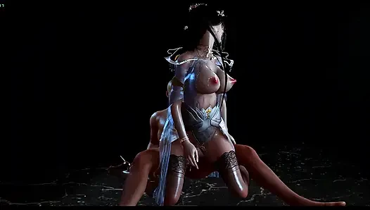 Rendu de cul d’un autre monde - animation 3D, hentai