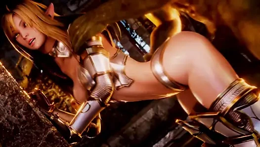 Sıcak savaşçı elf prenses doggystyle