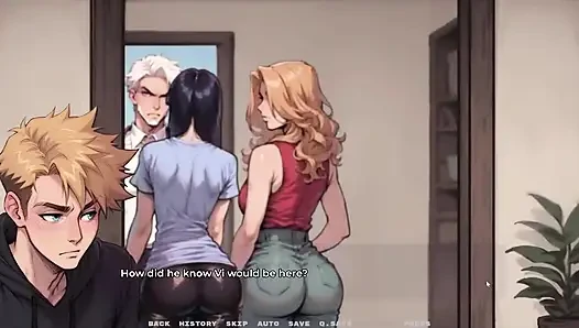 Yeni kız arkadaşım tabu hentai oyunu ep.49 üvey kız kardeşim kız arkadaşımın götünü üvey babasının önünde yakaladı!