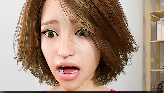 Flirty f - bölüm 17 - sakso için rekabet halindeki kadınlar