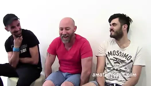 amatör üçlü oral