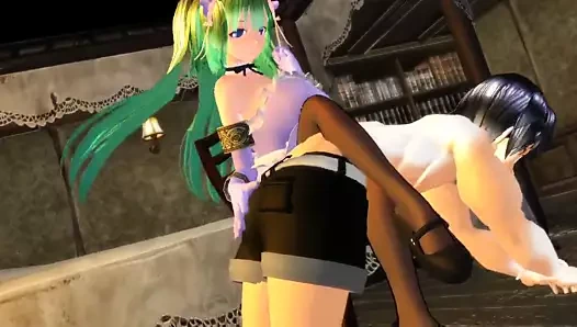 Sevimli hizmetçi arkana otur ve sonra sert şaplak at