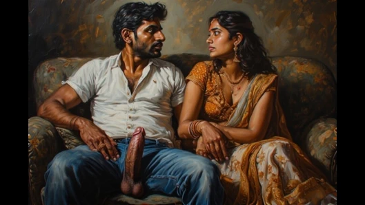 Üçlü hintli devar ve arkadaşı otel odasında yengeyi sikiyor